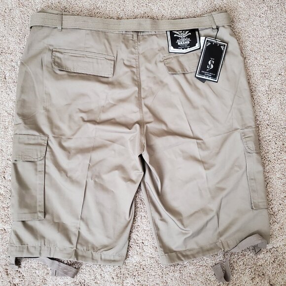 Jean Station Men's Superior Tan Khaki Cargo Short SZ 48 - Picture 5 of 7